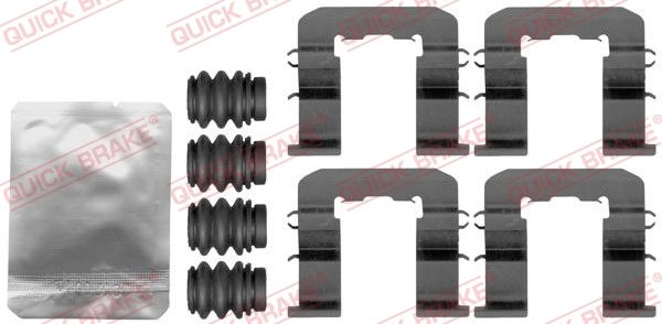 Комплектующие, колодки дискового тормоза QUICK BRAKE 1091893