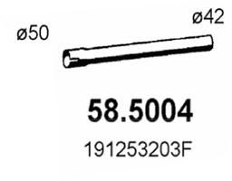 Труба выхлопного газа ASSO 585004
