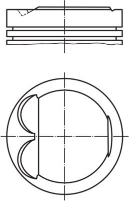 Поршень MAHLE 0826700