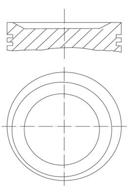Поршень MAHLE 0831002