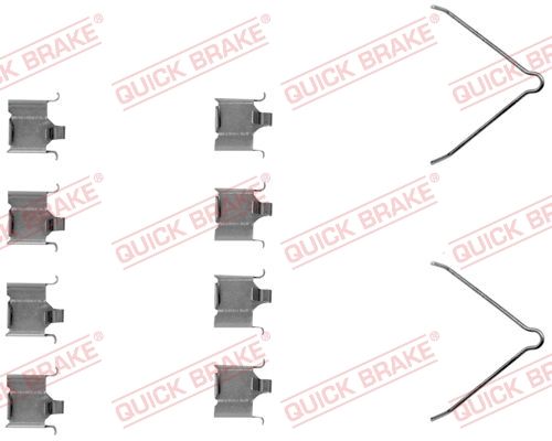 Комплектующие, колодки дискового тормоза QUICK BRAKE 1091166