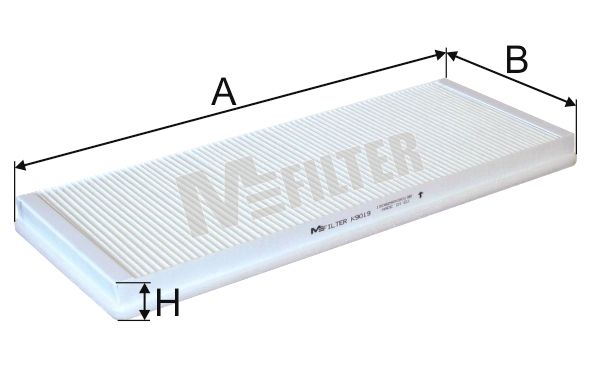 Фильтр, воздух во внутренном пространстве MFILTER K9019
