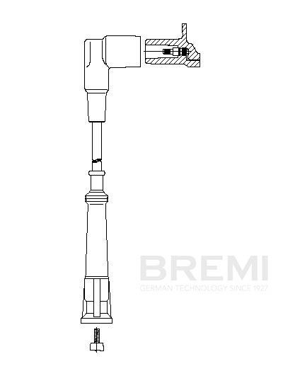 Провод зажигания BREMI 12345
