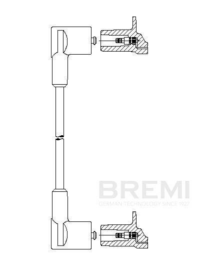 Провод зажигания BREMI 67775