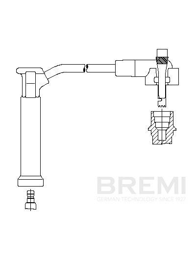 Провод зажигания BREMI 81540