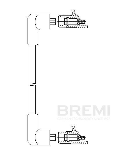 Провод зажигания BREMI 82066