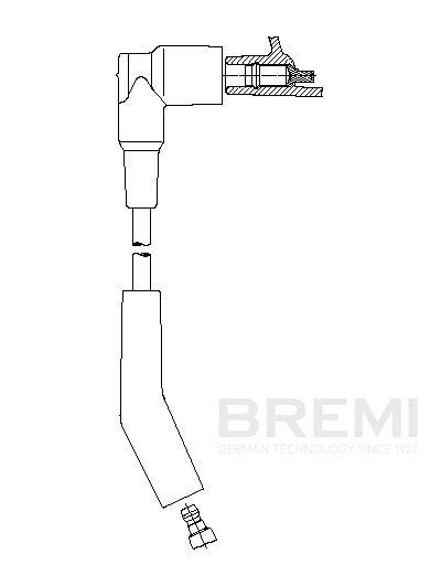 Провод зажигания BREMI 8A1684