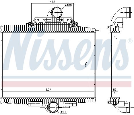 Интеркулер NISSENS 97024