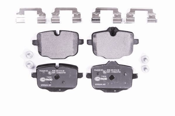 Комплект тормозных колодок, дисковый тормоз PAGID 8DB355014361
