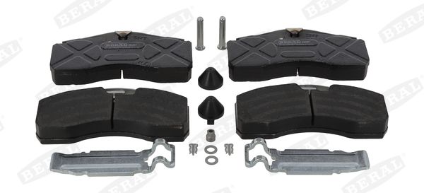 Комплект тормозных колодок, дисковый тормоз BERAL BCV29287TK