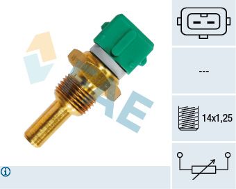Датчик, температура головки цилиндров FAE 33190