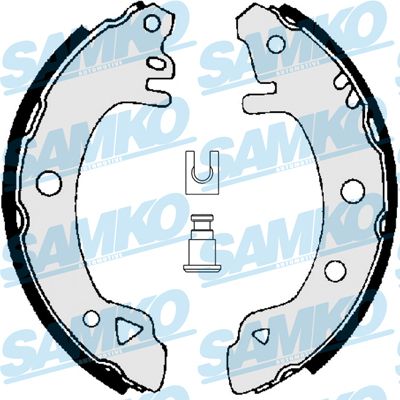 Комплект тормозных колодок SAMKO 81380
