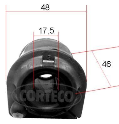 Опора, стабилизатор CORTECO 49371888