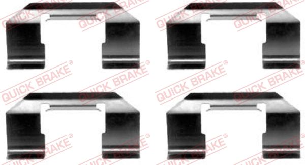 Комплектующие, колодки дискового тормоза QUICK BRAKE 1091174