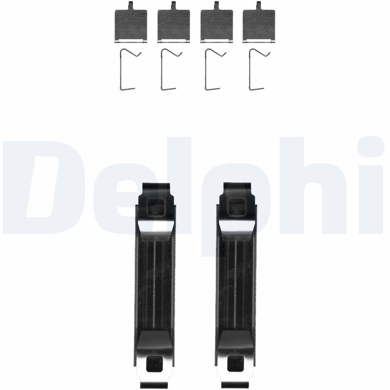 Комплектующие, колодки дискового тормоза DELPHI LX0681