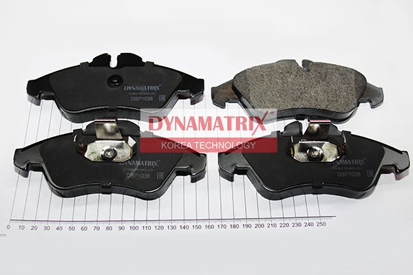 Комплект тормозных колодок, дисковый тормоз DYNAMATRIX DBP1038