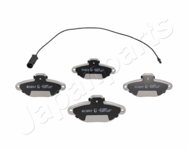 Комплект тормозных колодок, дисковый тормоз JAPANPARTS PA0058AF