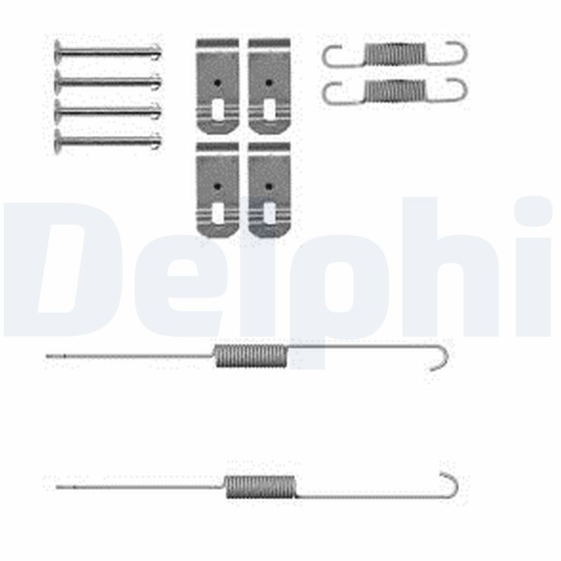 Комплектующие, тормозная колодка DELPHI LY1382