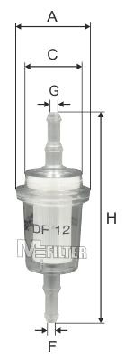 Запчасть MFILTER DF12