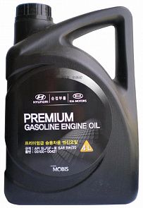 HYUNDAI/KIA Premium Gasoline 5W-20 SL/GF-3 4 л. HYUNDAI 0510000421
