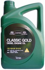 HYUNDAI/KIA Classic Gold Diesel Engine Oil 10W-30 CF-4 6 л. HYUNDAI 0520000610