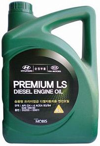 HYUNDAI/KIA Premium LS Diesel Engine Oil 5W-30 6 л. HYUNDAI 0520000611
