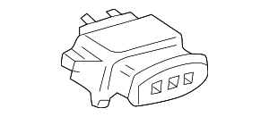 Корпус вилки разъема 3 POL.
 BMW 12521724478
