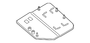 Пластина крепления
 BMW 12907555153