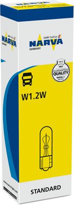 Лампа накаливания, освещение щитка приборов NARVA 170403000