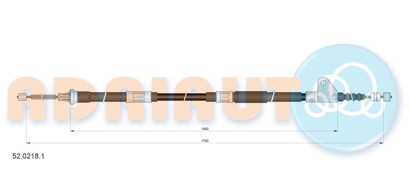 Тросик, cтояночный тормоз ADRIAUTO 5202181
