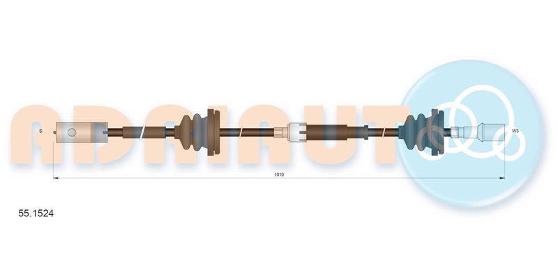 Тросик спидометра ADRIAUTO 551524