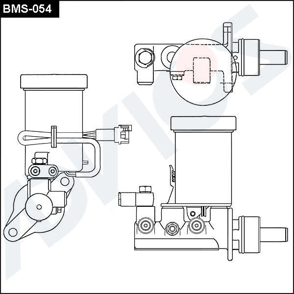 Главный тормозной цилиндр ADVICS BMS054