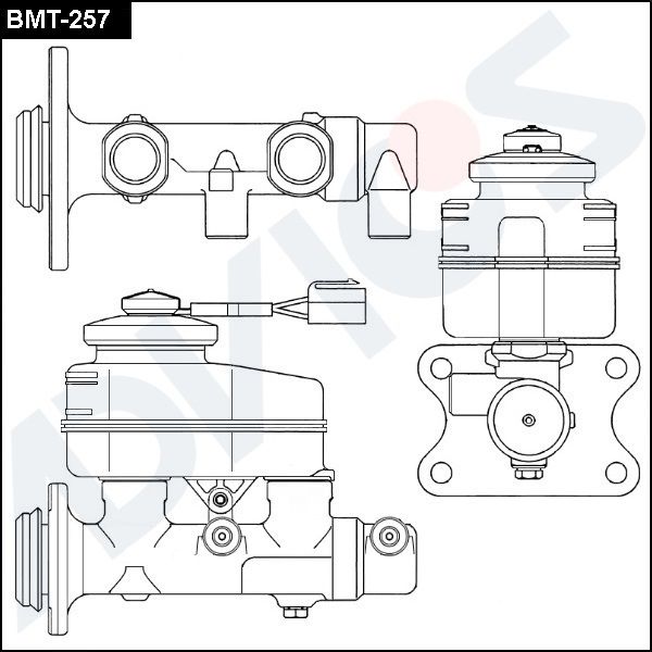 Главный тормозной цилиндр ADVICS BMT257