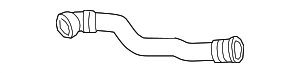 Schlauch Kгјhlmittelkгјhler - Wasserpumpe
 BMW 17128602603