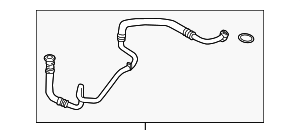 Трубопровод маслян. радиатора возврат
 BMW 17227636880