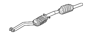 Передний дополнительный глушитель
 BMW 18301437600