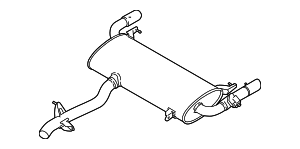 Nachschalld?mpfer Mit Abg
 BMW 18308488033