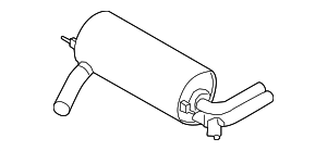 Задний Дополнительный Глушитель
 BMW 18308650847
