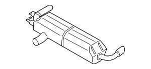 Nachschalldдmpfer Mit Abgasklappe
 BMW 18308652317