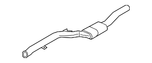 Rp Abgasrohr Katalysator
 BMW 18308698947