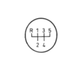 Эмблема наклеиваемая 5-GANG/SCHWARZ
 BMW 25111221611