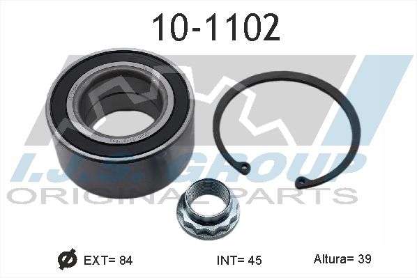Комплект подшипника ступицы колеса IJS 101102