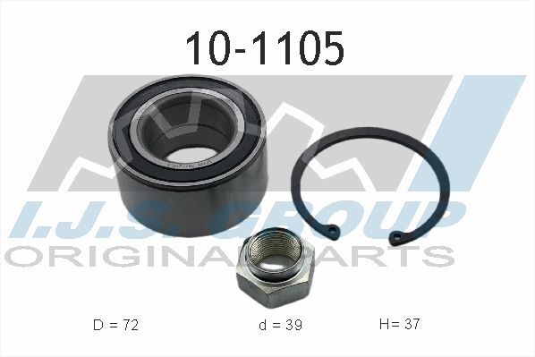 Комплект подшипника ступицы колеса IJS 101105
