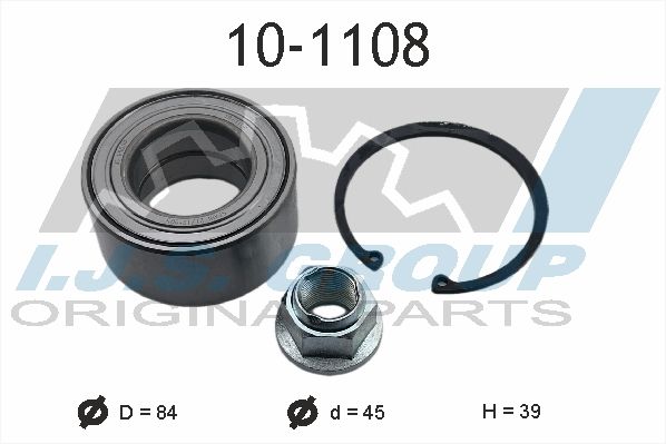Комплект подшипника ступицы колеса IJS 101108