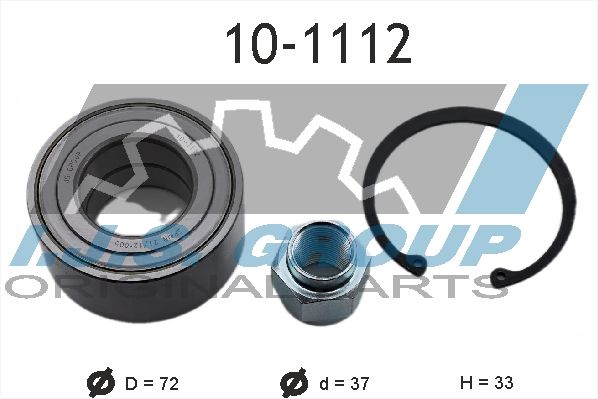 Комплект подшипника ступицы колеса IJS 101112