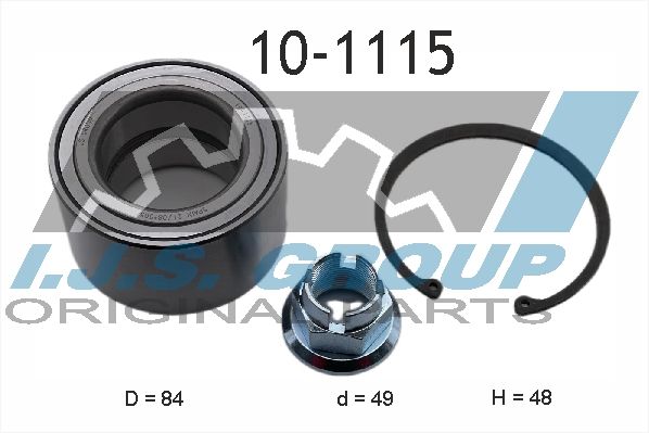 Комплект подшипника ступицы колеса IJS 101115