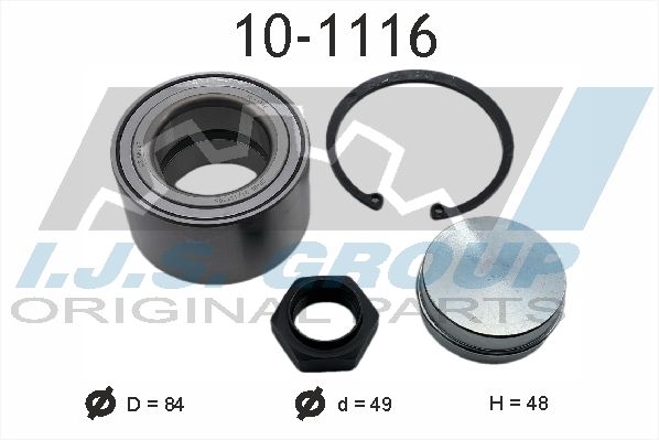 Комплект подшипника ступицы колеса IJS 101116