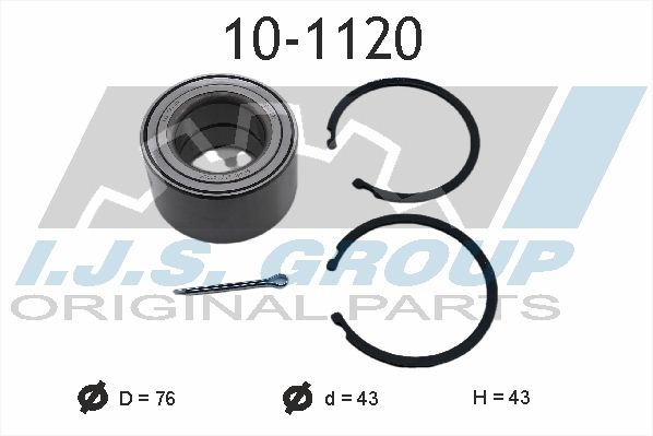 Комплект подшипника ступицы колеса IJS 101120