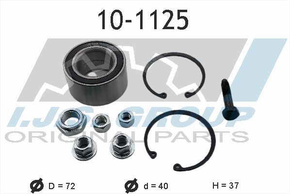 Комплект подшипника ступицы колеса IJS 101125