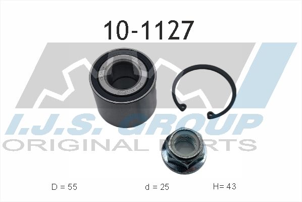 Комплект подшипника ступицы колеса IJS 101127